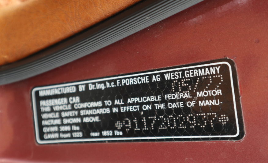 1977 PORSCHE 911 2L7 S COUPE BV5 mécanique