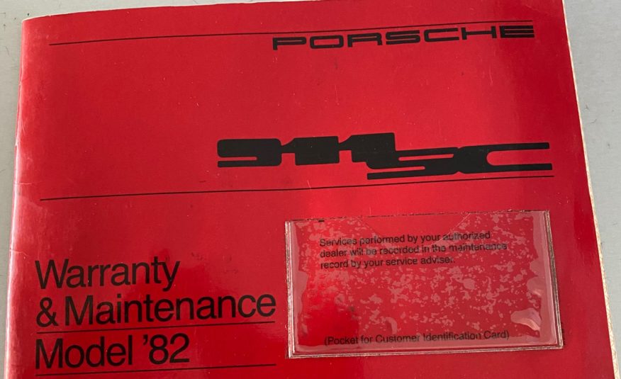 1982 PORSCHE 911 SC TARGA 3L0 BV5