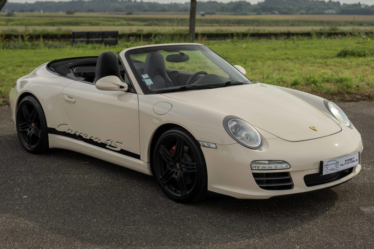2009 PORSCHE 997 PHASE 2 CARRERA 4S CABRIOLET 3L8 385CV PDK