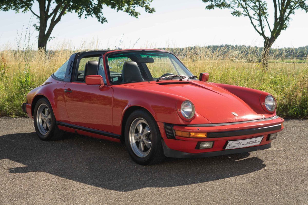 1985 PORSCHE 911 TARGA 3L2 BOITE 915 207CV BVM5