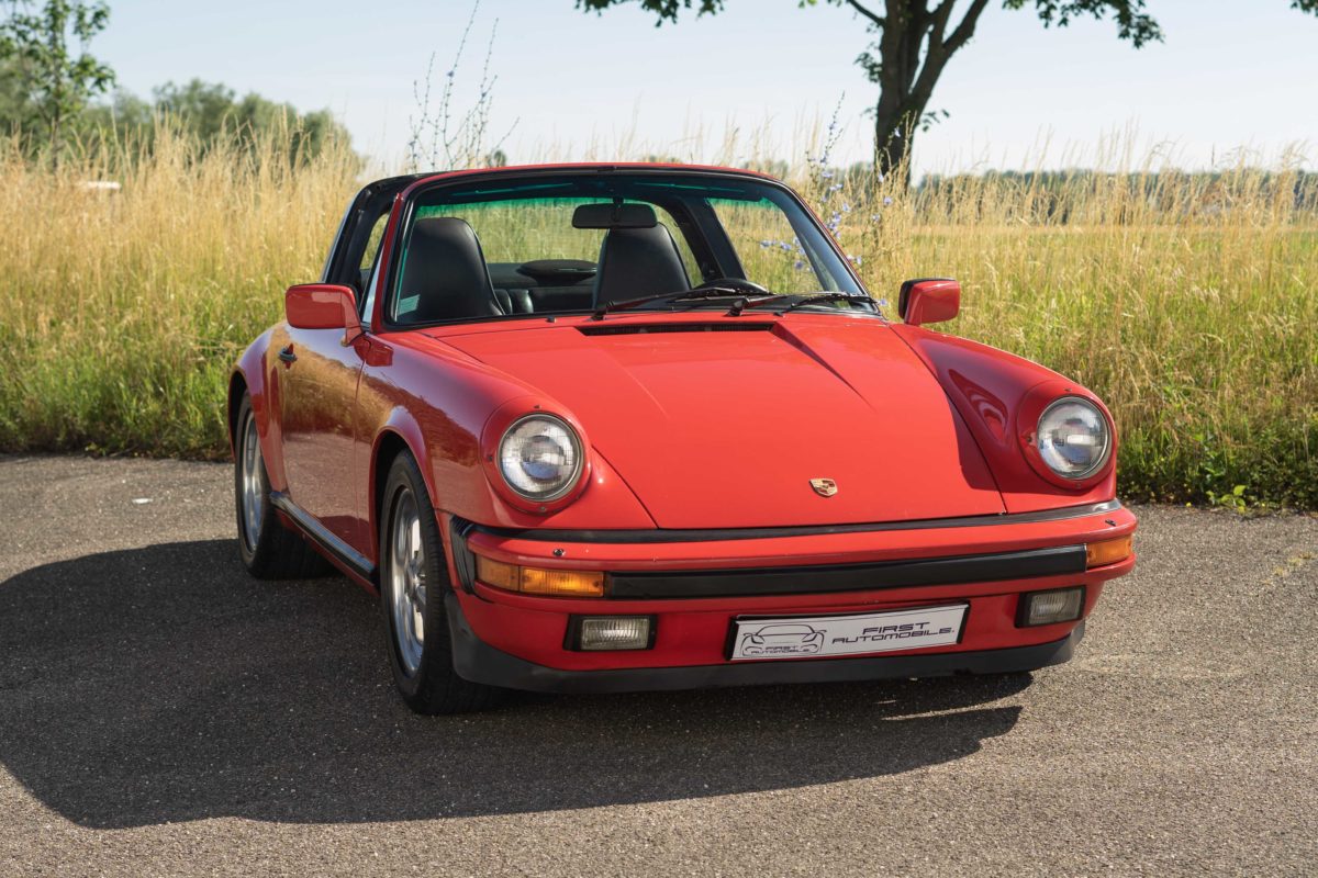 1985 PORSCHE 911 TARGA 3L2 BOITE 915 207CV BVM5