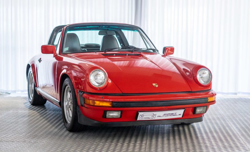 1985 PORSCHE 911 TARGA 3L2 BOITE 915 207CV BVM5