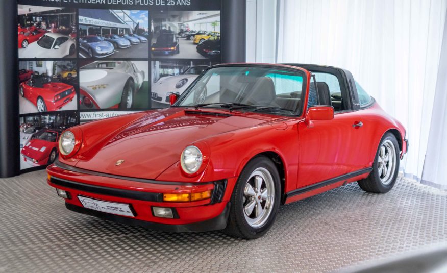 1985 PORSCHE 911 TARGA 3L2 BOITE 915 207CV BVM5