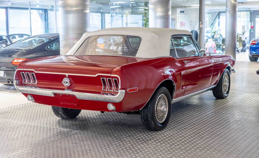 1968 FORD MUSTANG CABRIOLET 200 CI BV MECA