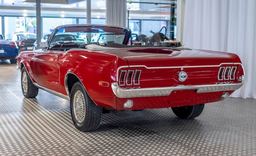 1968 FORD MUSTANG CABRIOLET 200 CI BV MECA