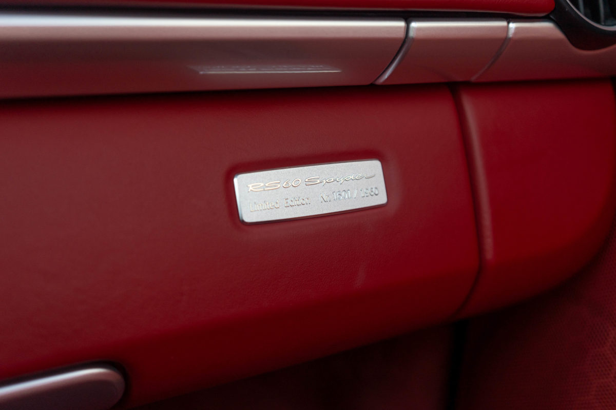 2008 PORSCHE BOXSTER 987 RS60 SPYDER 3L4 303CV BVM6