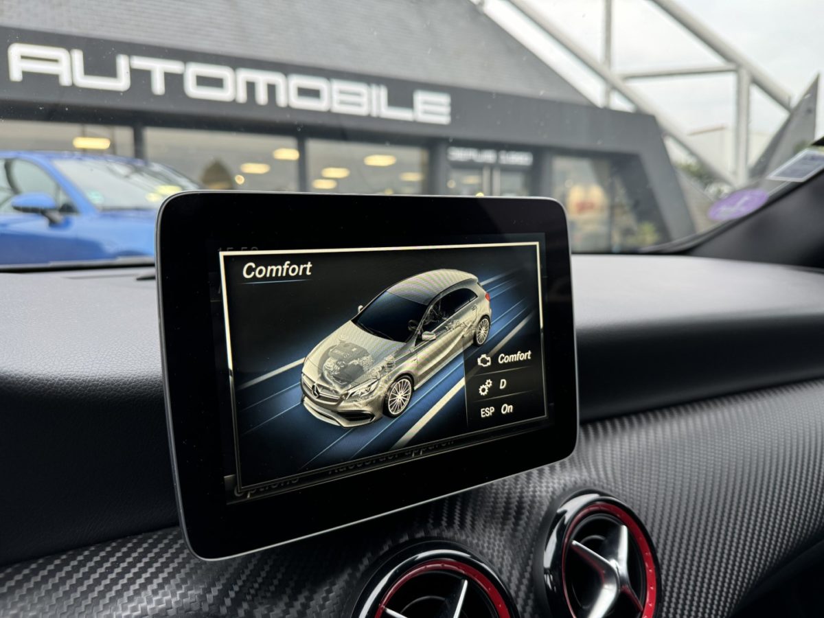 2016 MERCEDES A45 Phase 2 AMG 4MATIC 7G-DCT 381 cv Boîte auto Pack Aero