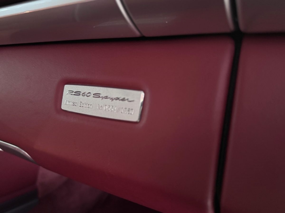 2008 PORSCHE BOXSTER 987 RS 60 SPYDER 3L4 303CV BV6 Méca