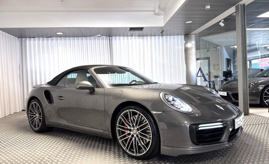2016 PORSCHE 991 TURBO CABRIOLET PHASE 2 PDK 3.8 Litres 540CV