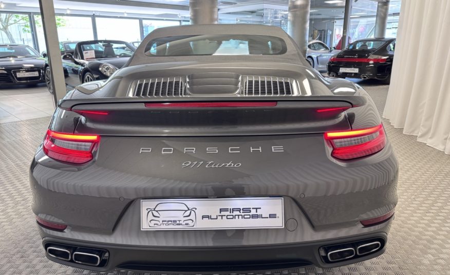2016 PORSCHE 991 TURBO CABRIOLET PHASE 2 PDK 3.8 Litres 540CV