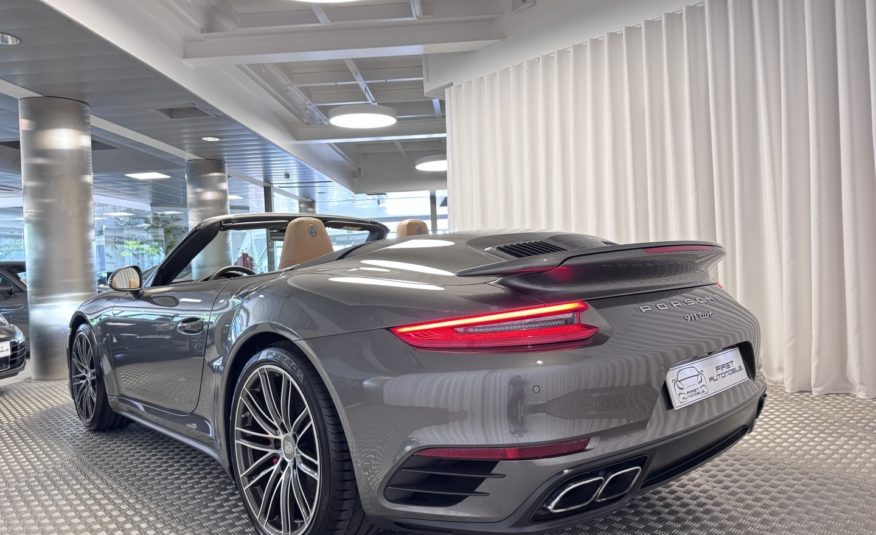 2016 PORSCHE 991 TURBO CABRIOLET PHASE 2 PDK 3.8 Litres 540CV