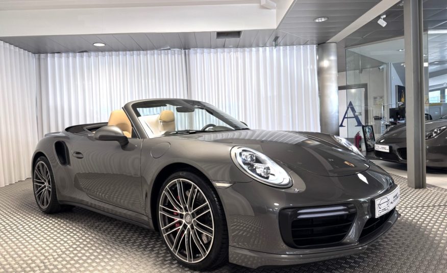 2016 PORSCHE 991 TURBO CABRIOLET PHASE 2 PDK 3.8 Litres 540CV