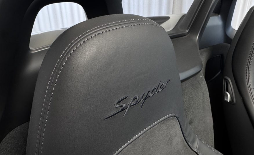 2020 PORSCHE BOXSTER 718 SPYDER 4L0 420CV BV6