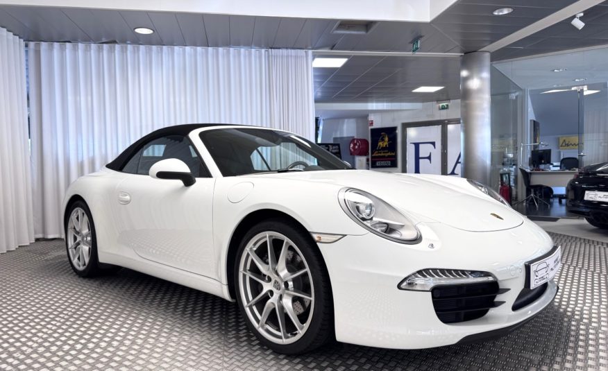 2013 PORSCHE 991 CARRERA CABRIOLET PDK 3.4 Litres 350CV PSE